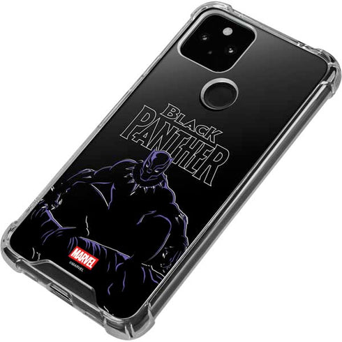Marvel Black Panther Night Time Watch Google Pixel 5 Clear Case